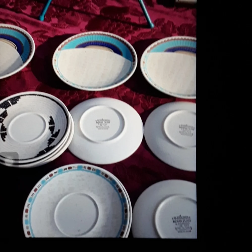 INDIAN FEAST Mikasa RETIRED STONE WARE EPLVC  DINNER PLATE AZTEC SOUTHWEST